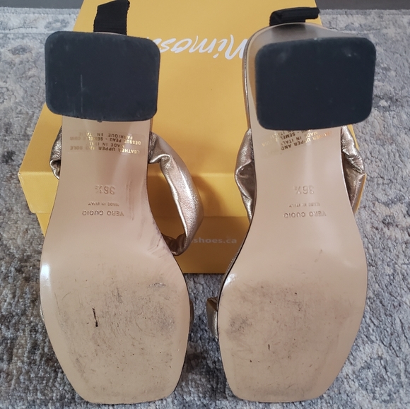 Mimosa Zadig gold sandals 36.5 - Picture 4 of 4